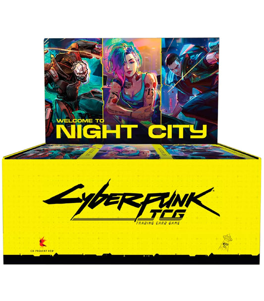 Booster Box Display (24 sobres) Welcome to Night City Inglés - Cyberpunk TCG
