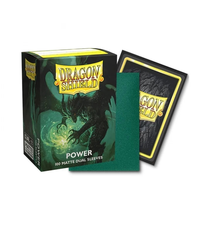 Fundas Standard Metallic Green Power - Dragon Shield (100 unidades)