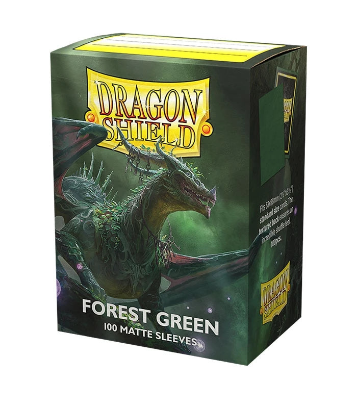 Fundas Standard Matte Forest Green - Dragon Shield (100 unidades)