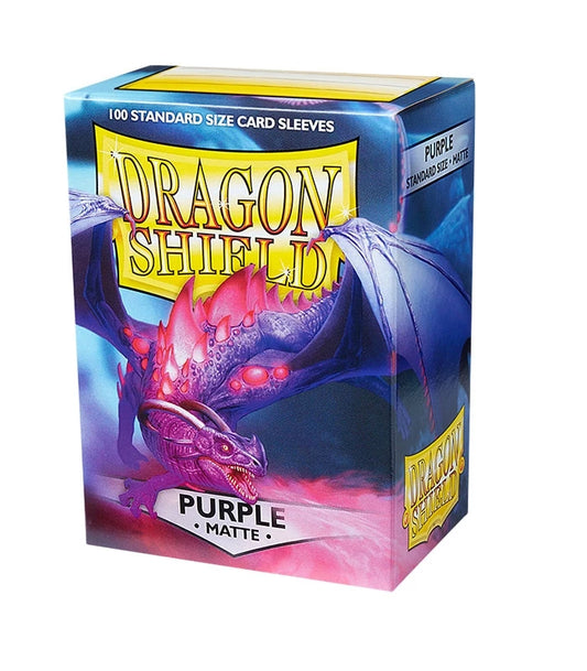Fundas Standard Matte Morado - Dragon Shield (100 unidades)