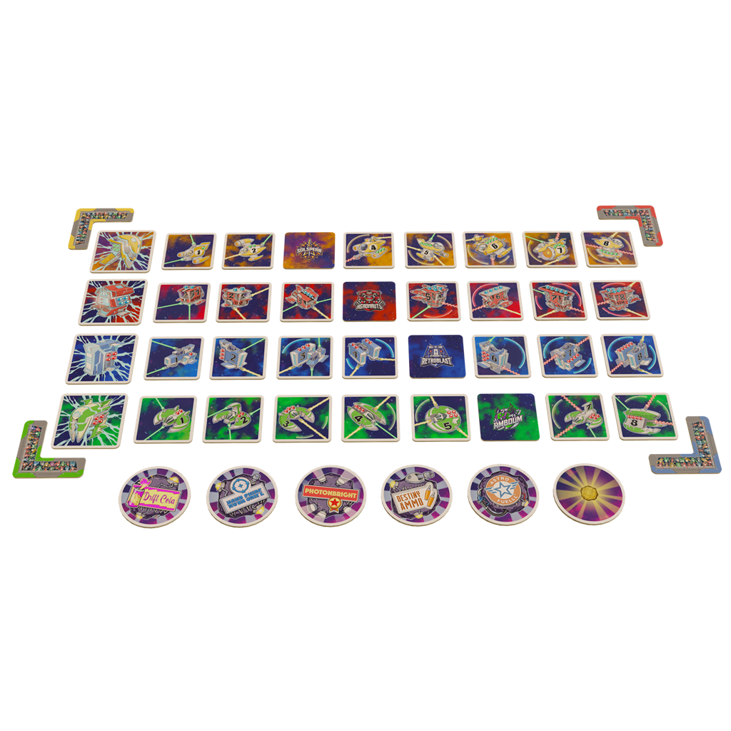 Juego de mesa Light Speed: Arena – El Combate Espacial en Tiempo Real con cartas y fichas