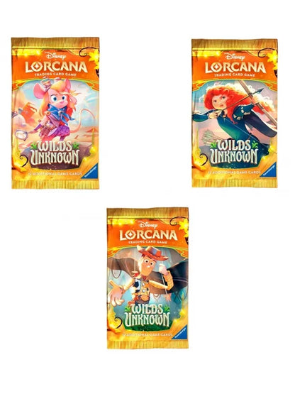 Paquetes de refuerzo Wilds Unknown (24 unidades) - Disney Lorcana TCG