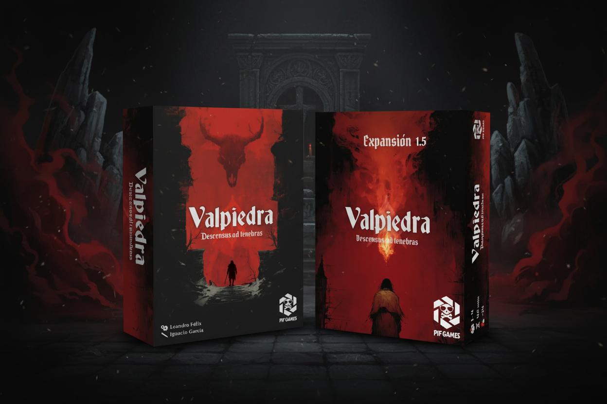 Valpiedra - Pack Completo
•	valpiedra juego de mesa portada
•	valpiedra descensus ad tenebras caja
•	valpiedra juego de mesa expansion
•	valpiedra pack completo juego de mesa
•	contenido valpiedra juego de mesa

